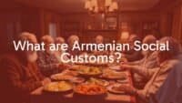 Armenian family gathering, traditional hospitality, elders seated at table, warm lighting, cultural elements, realistic.