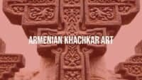 Armenian khachkar stone cross, intricate carvings, medieval Christian art, historical heritage, realistic.