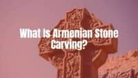 A detailed khachkar cross-stone with intricate carvings of rosettes and interlace patterns, Armenian style, volcanic tuff material, historical and cultural significance, realistic
